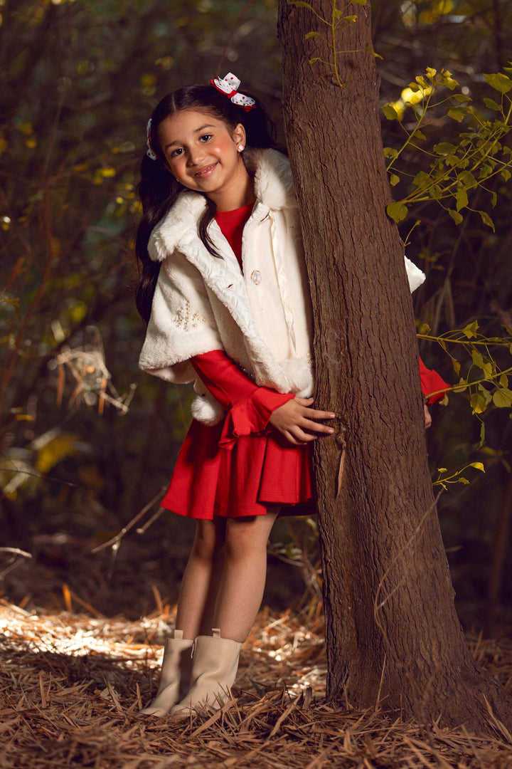 Faux Fur Jacket White