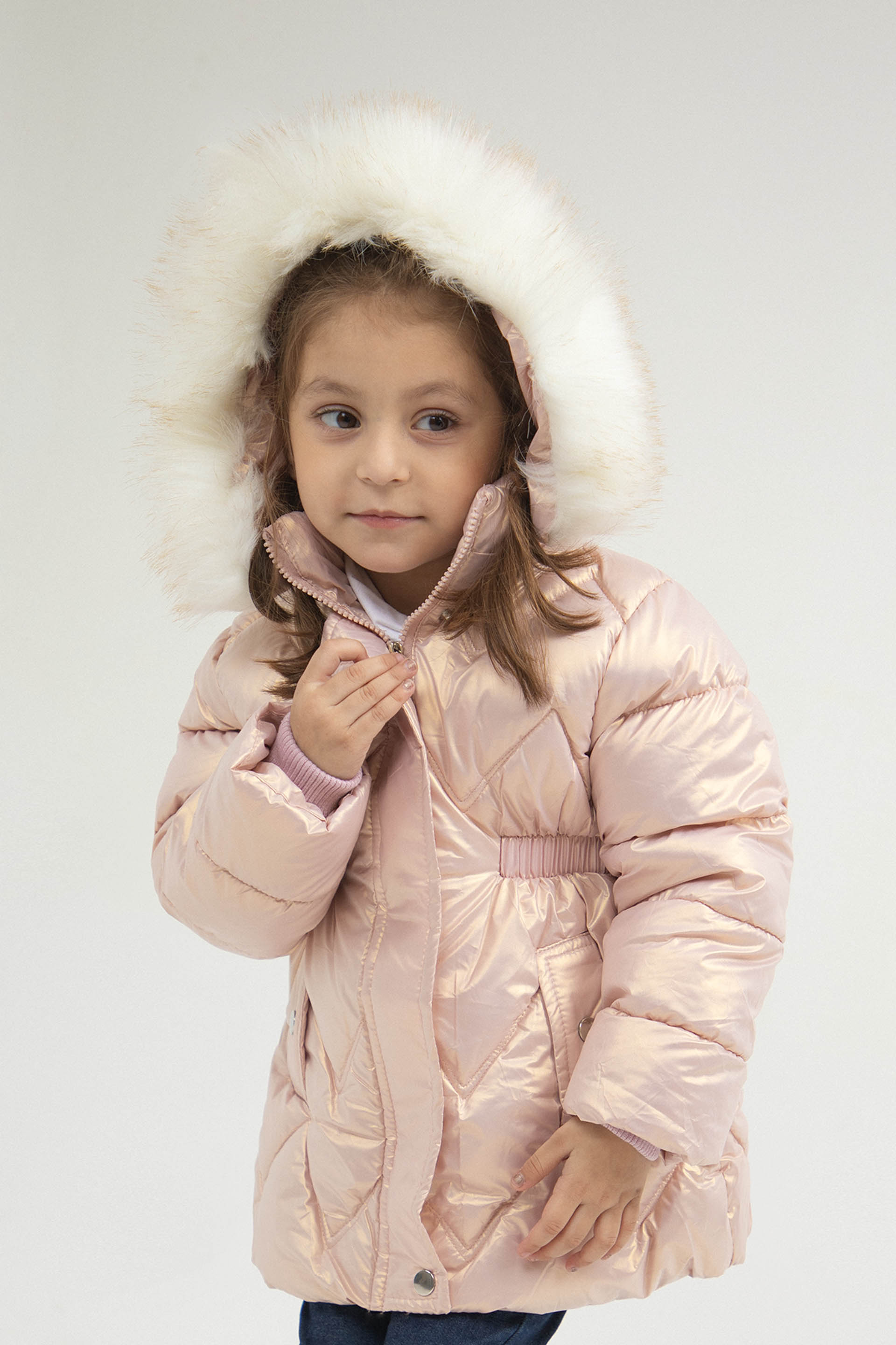 Girls rose outlet gold coat