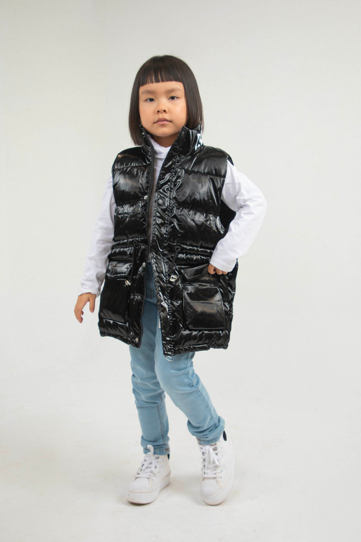 Sleeveless Puffer Black