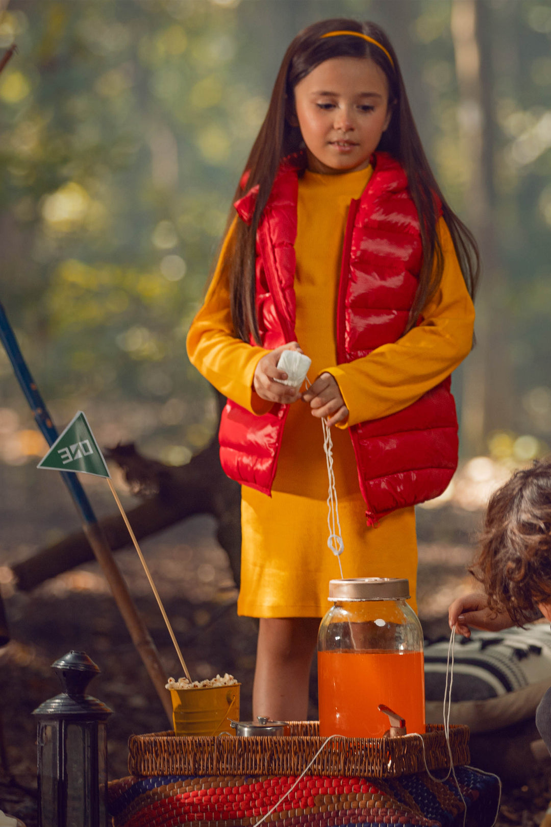 Sleeveless Puffer Red