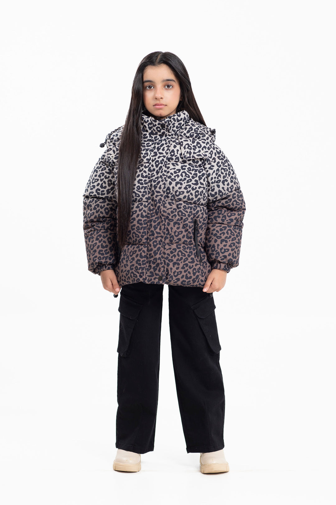 Printed Puffer Jacket