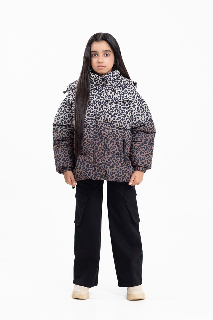 Printed Puffer Jacket