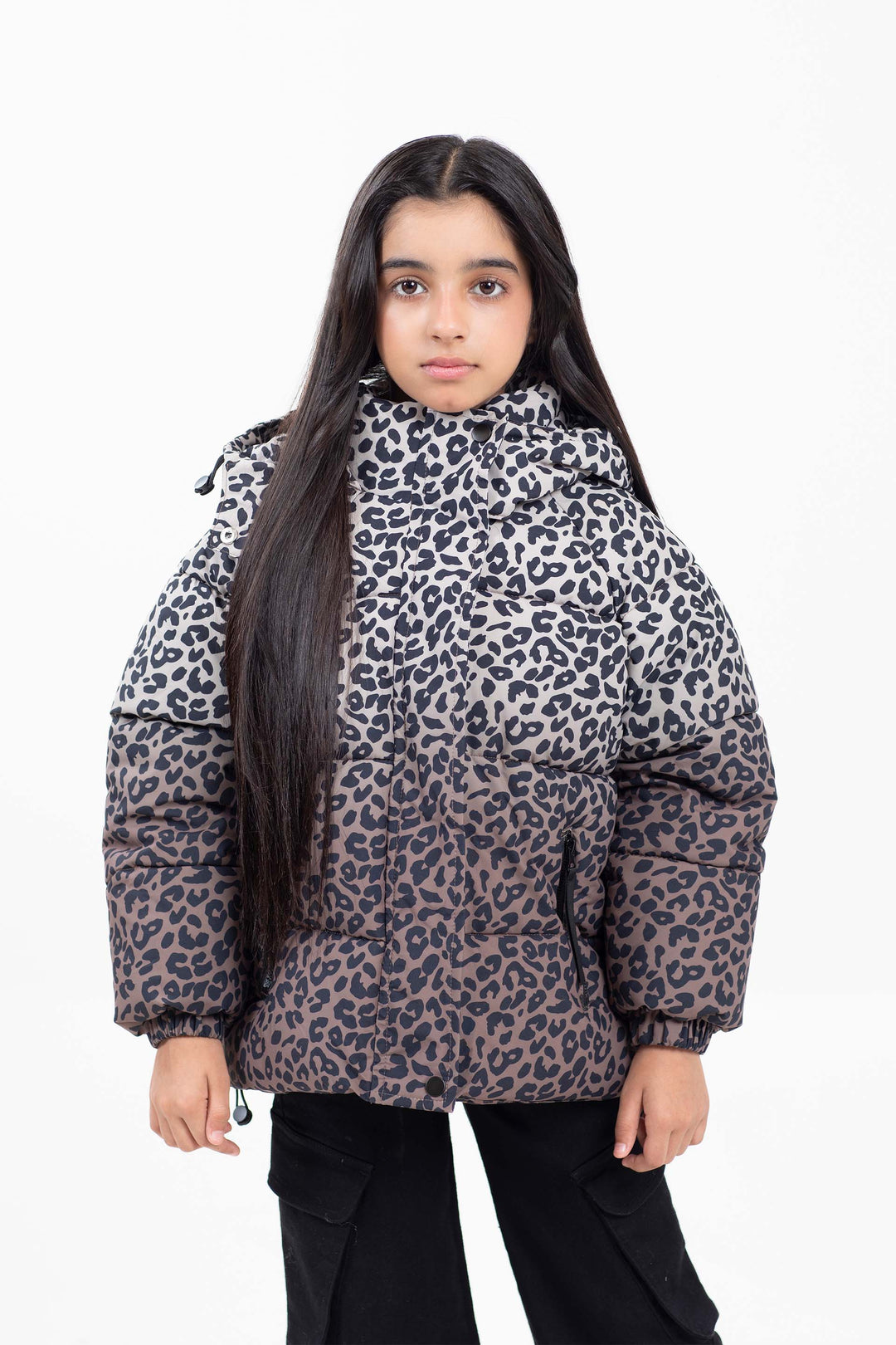 Printed Puffer Jacket