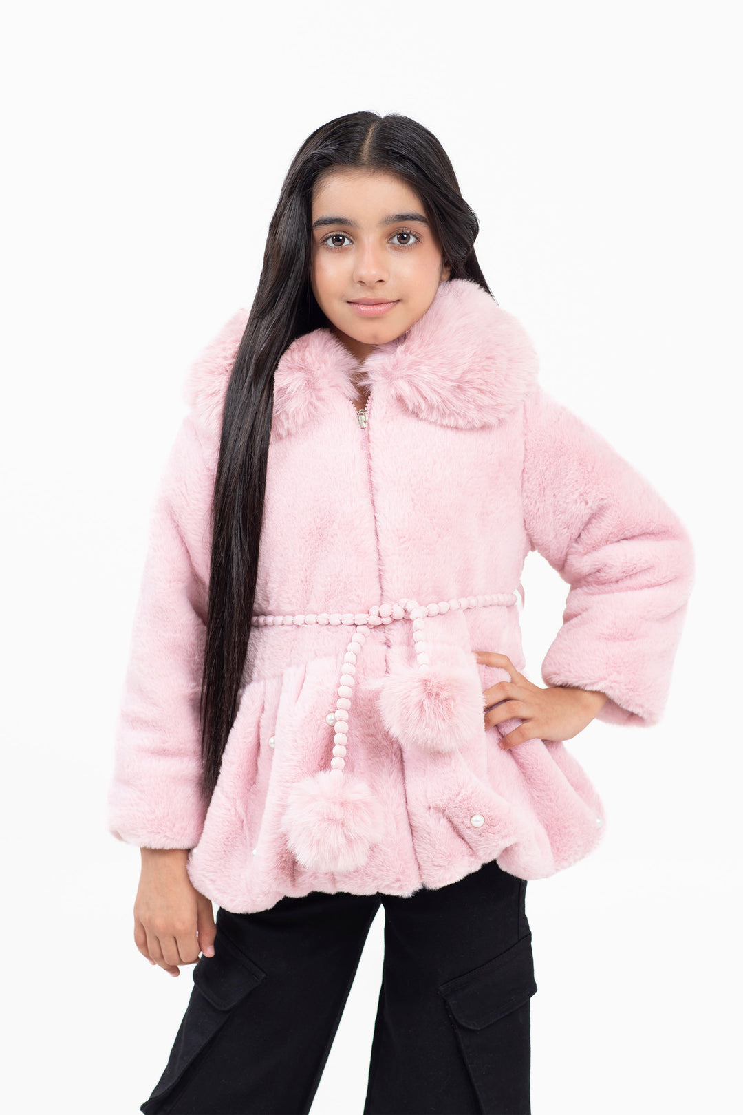 Embellished Fur Jacket