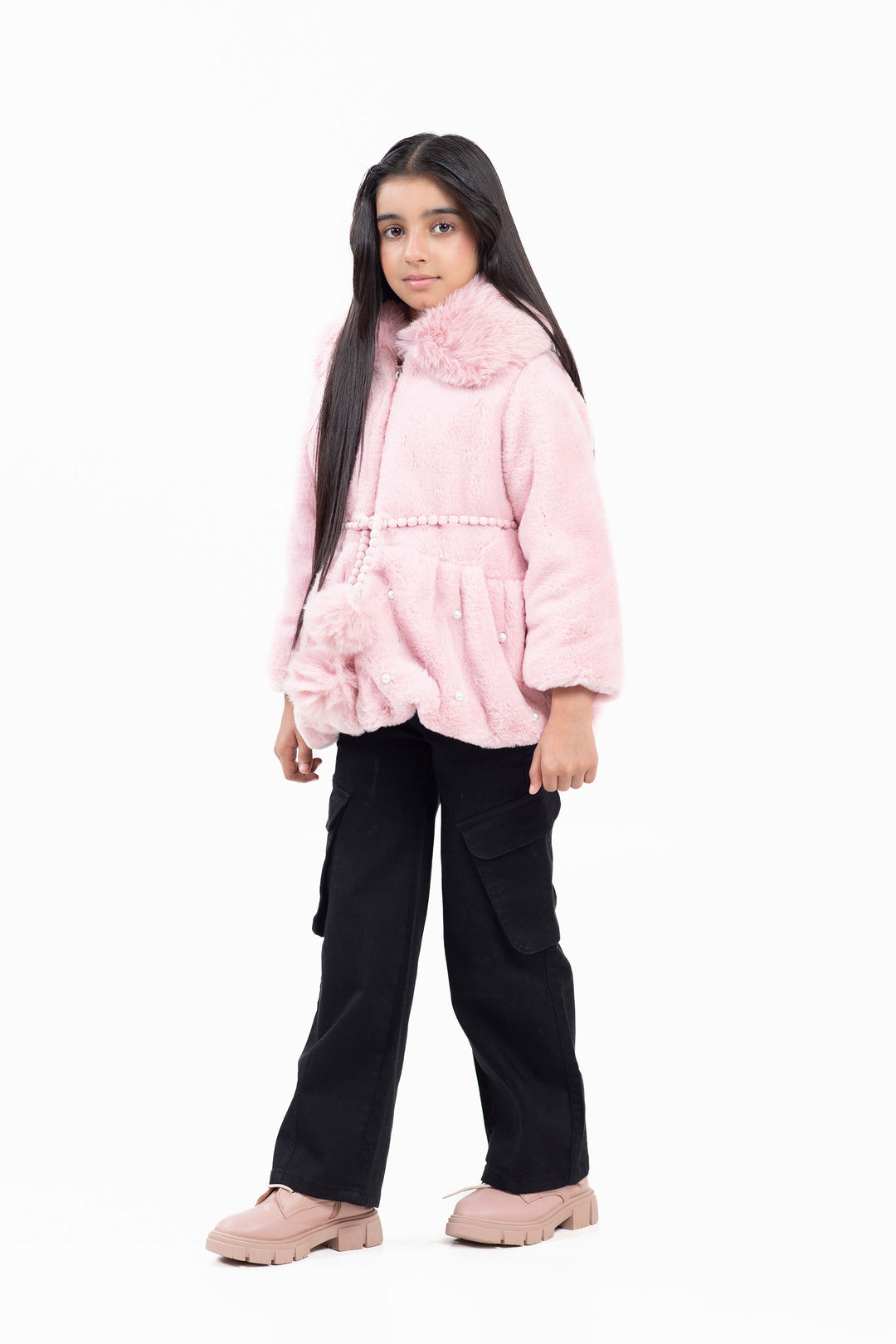 Embellished Fur Jacket