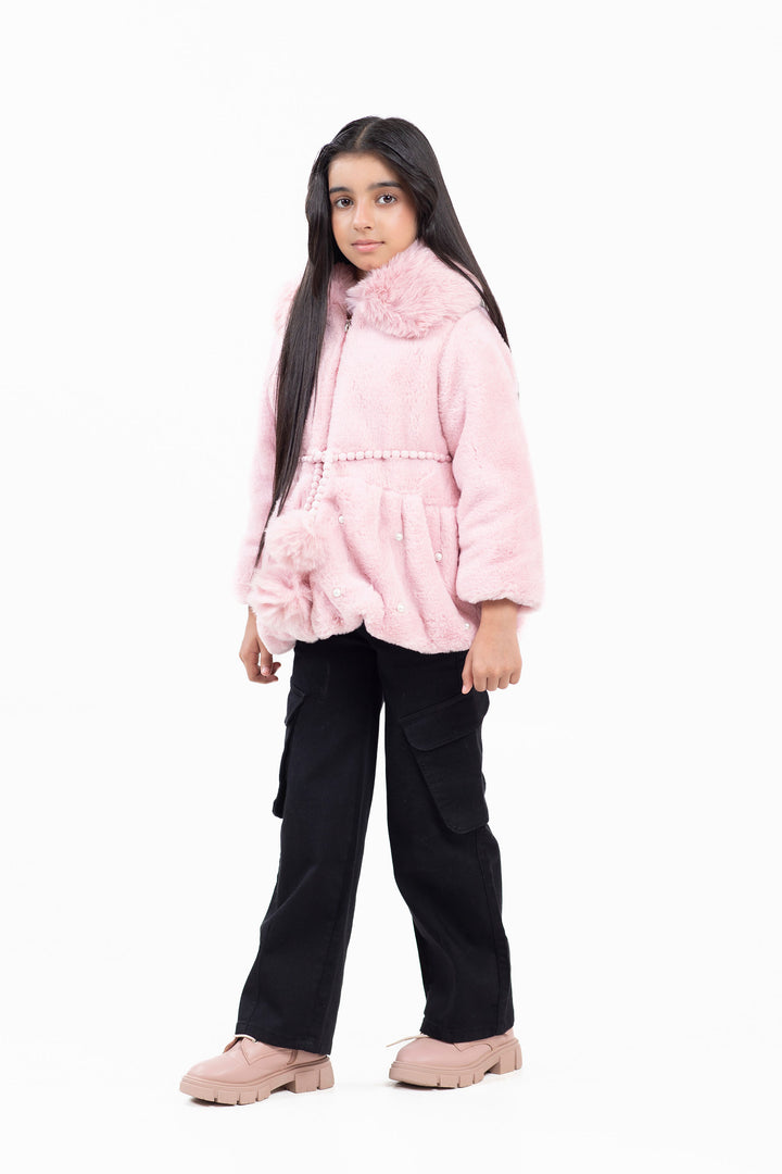 Embellished Fur Jacket