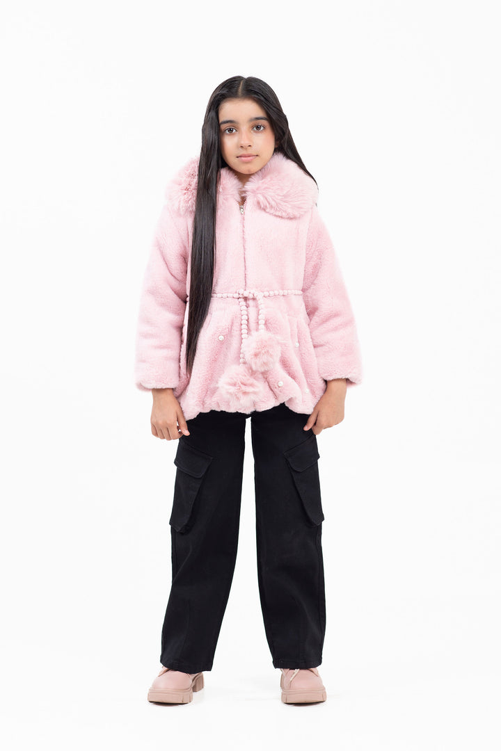 Embellished Fur Jacket