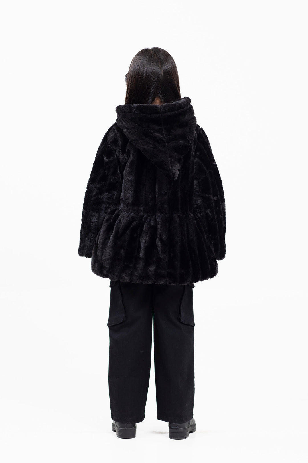 Hooded Fur Jacket