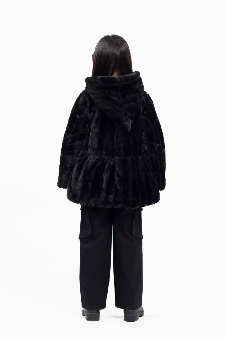 Hooded Fur Jacket