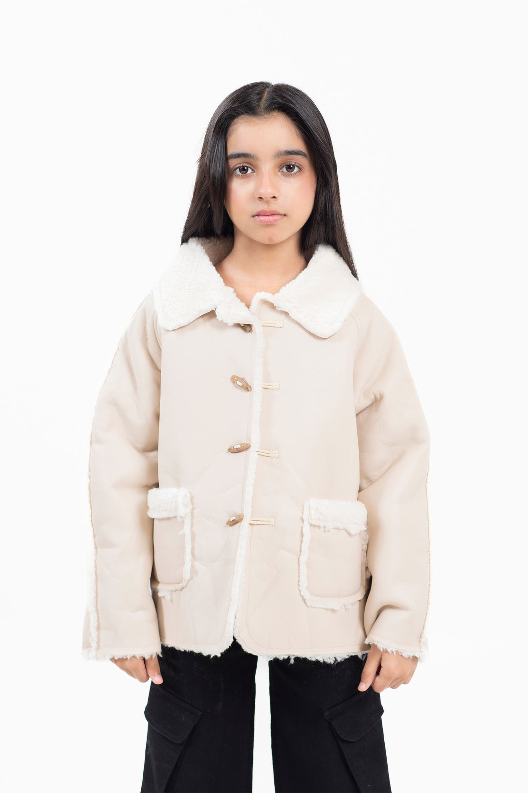 Sherpa Leather Jacket