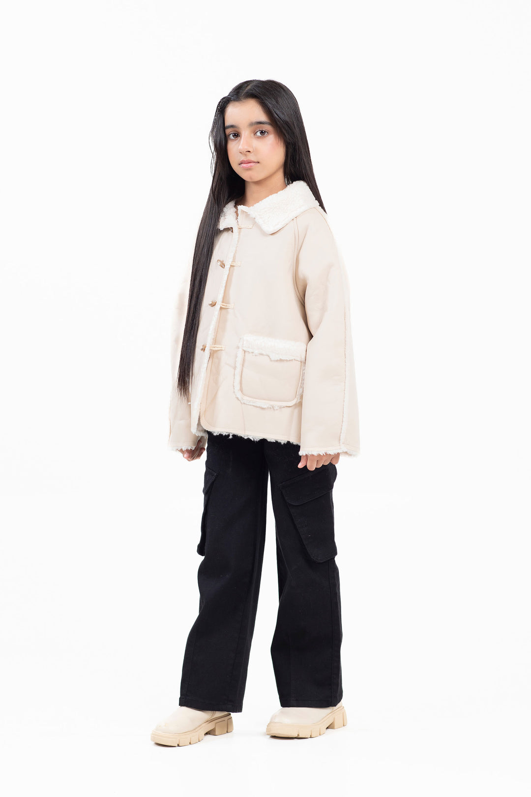 Sherpa Leather Jacket