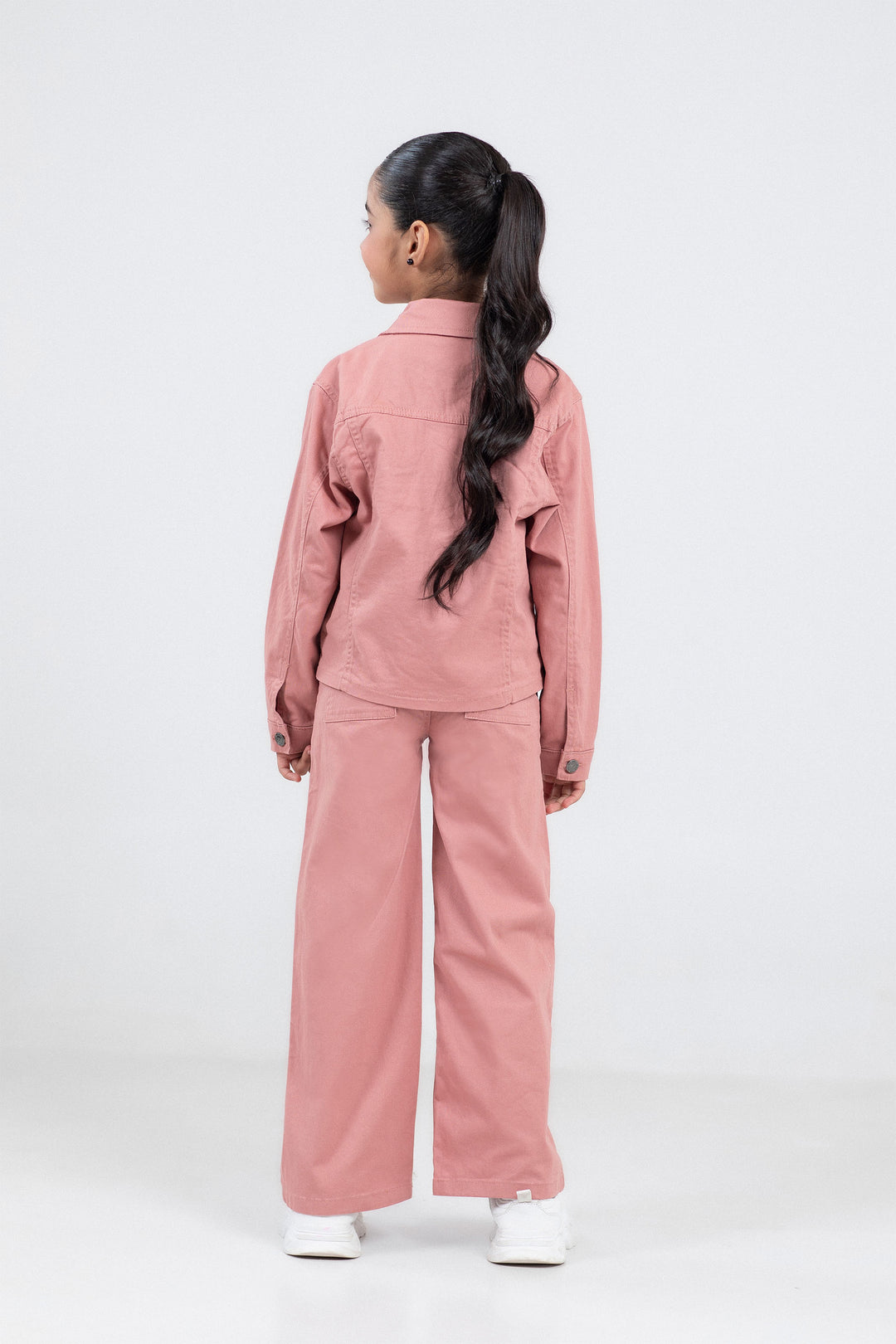 Cropped Twill Jacket