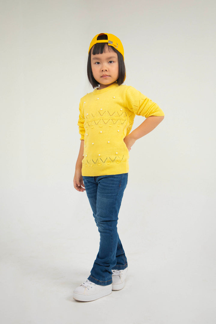 Pearl Sweater Yellow