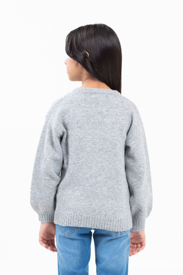 3-D Floral Sweater