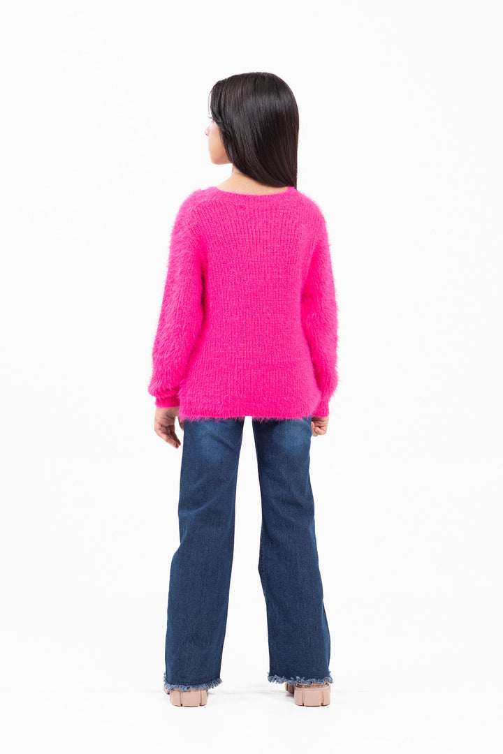 Cropped Embellished Sweater