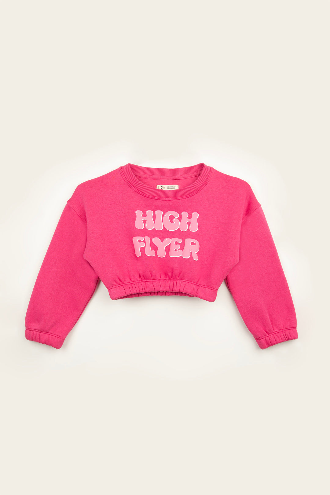 Gathered Sweatshirt Pink