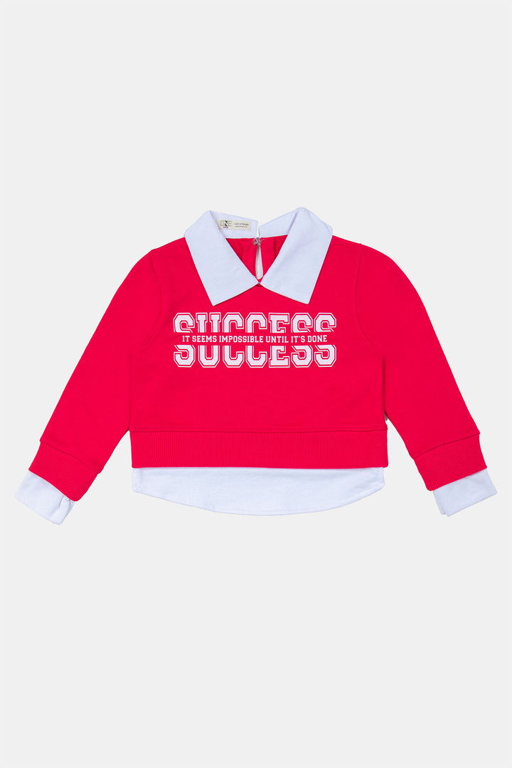 Collared Sweatshirt