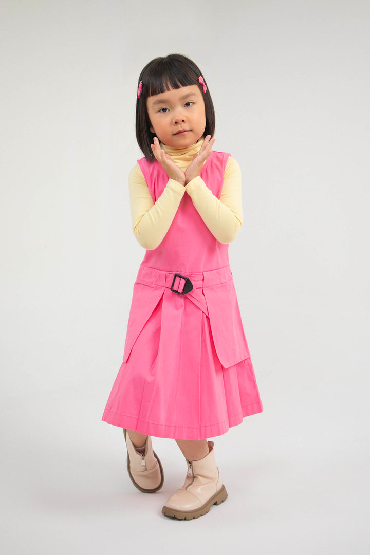 Pleated Dress Pink