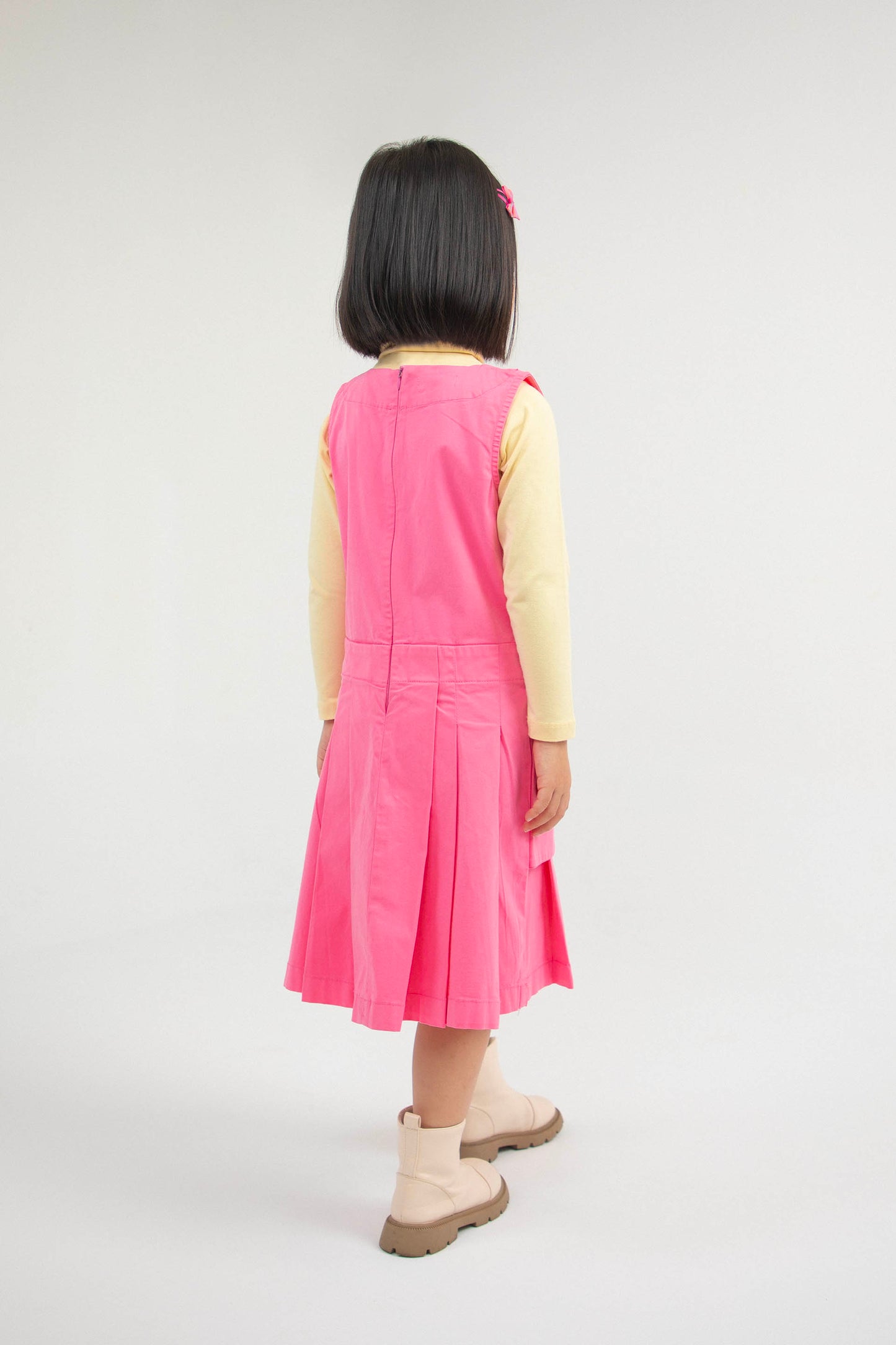 Pleated Dress Pink