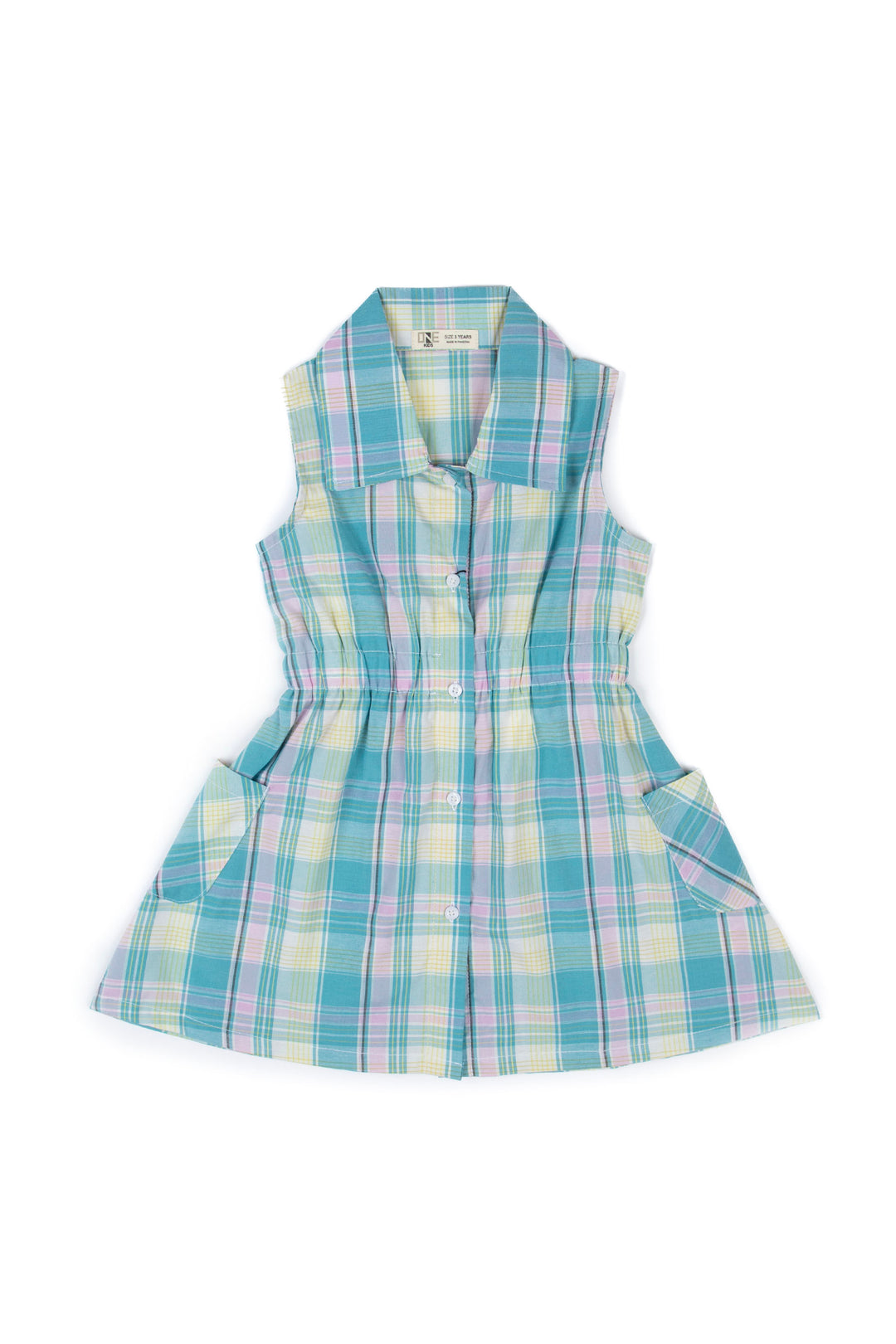 Shirt Dress Aqua Splash