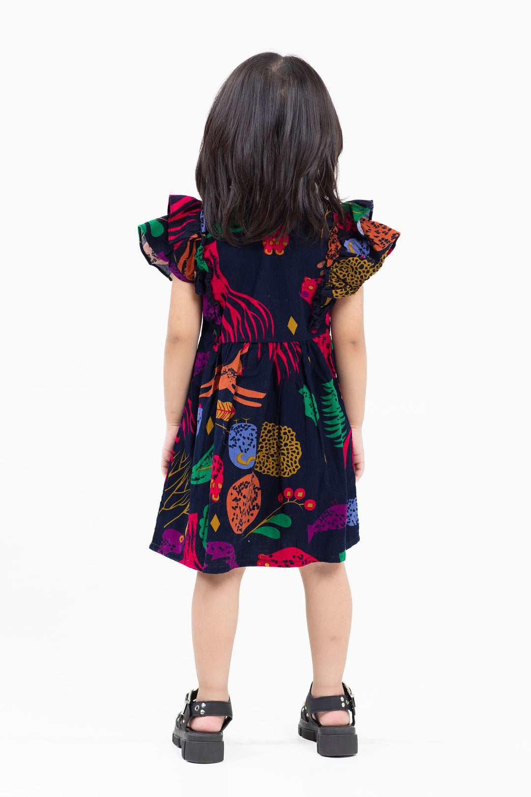 Printed Corduroy Frock
