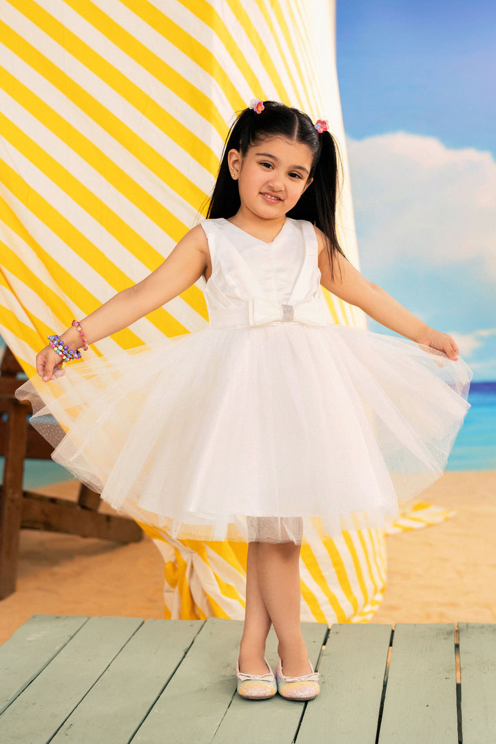 Satin Net Frock