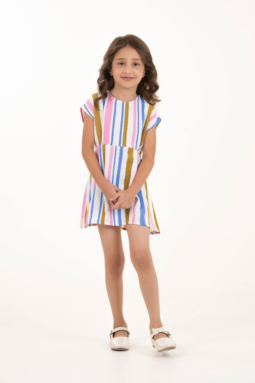 A-line Tie-up Dress