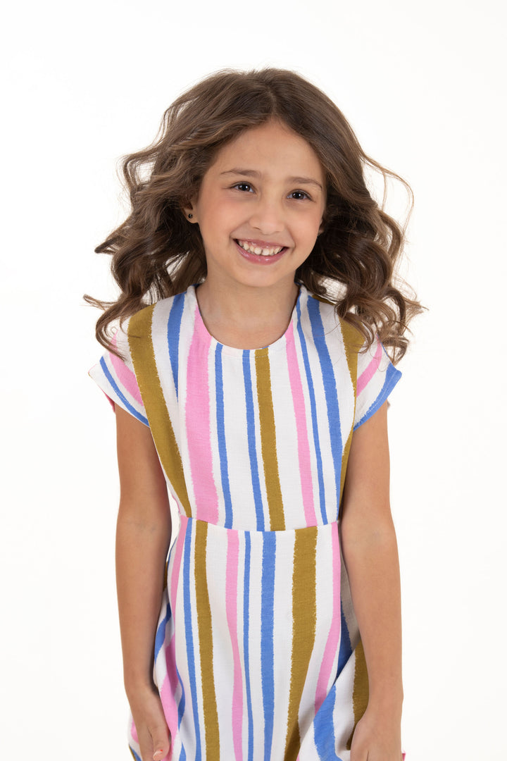 A-line Tie-up Dress