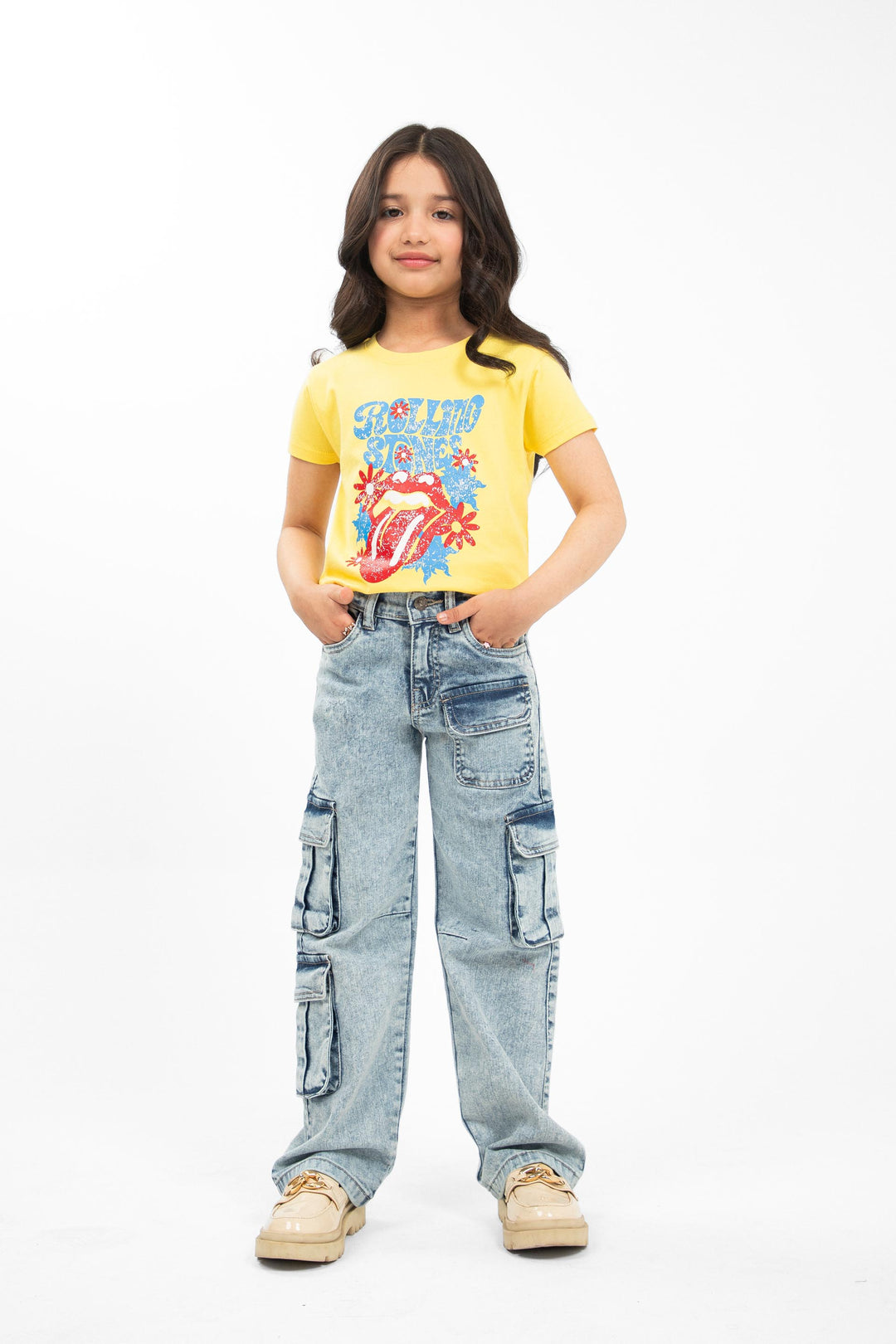 Rollingstones Tee Yellow