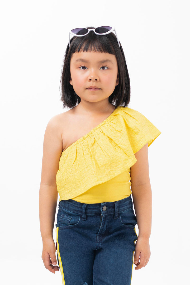 Asymmetrical Top Yellow