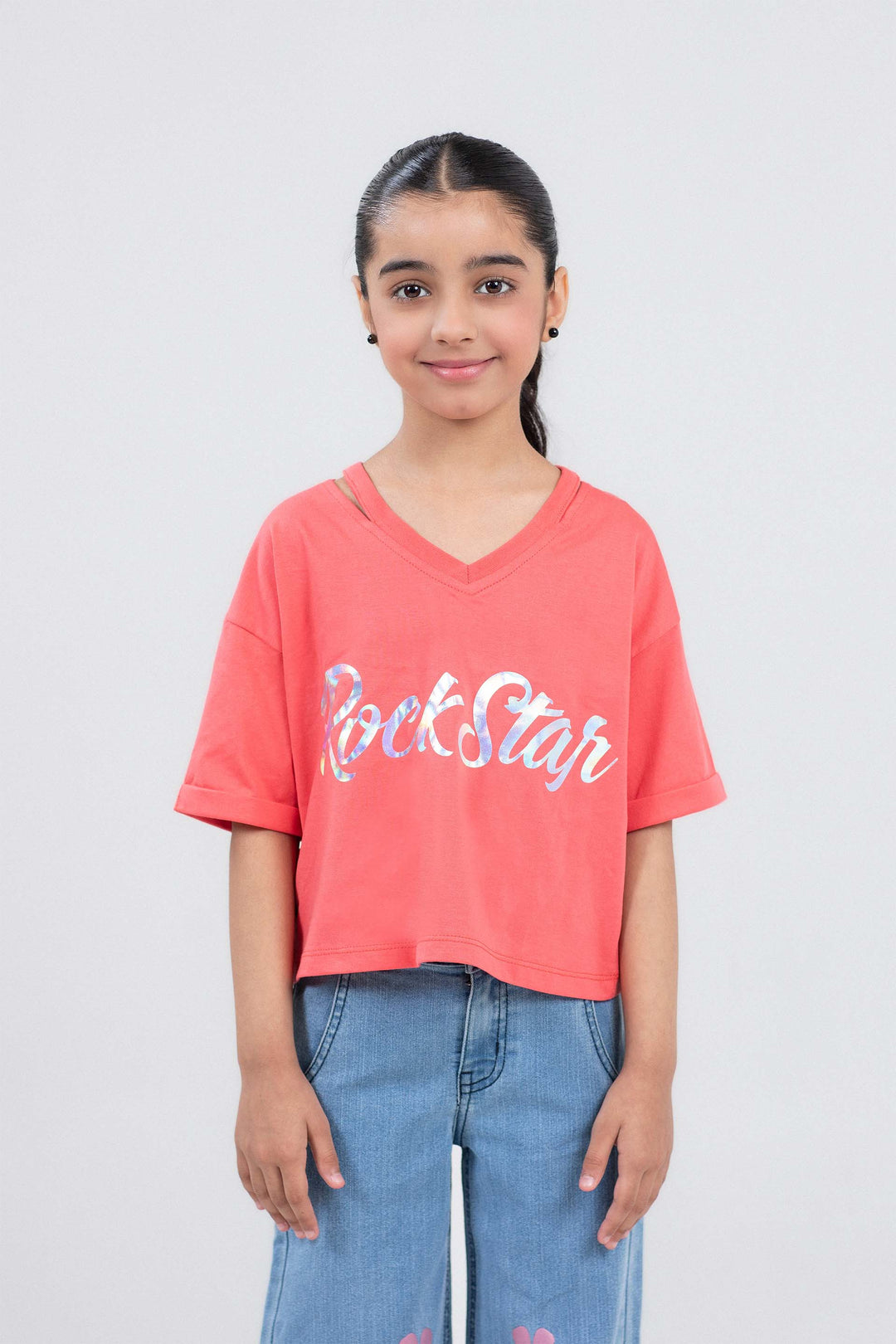 Cutout Crop Tee