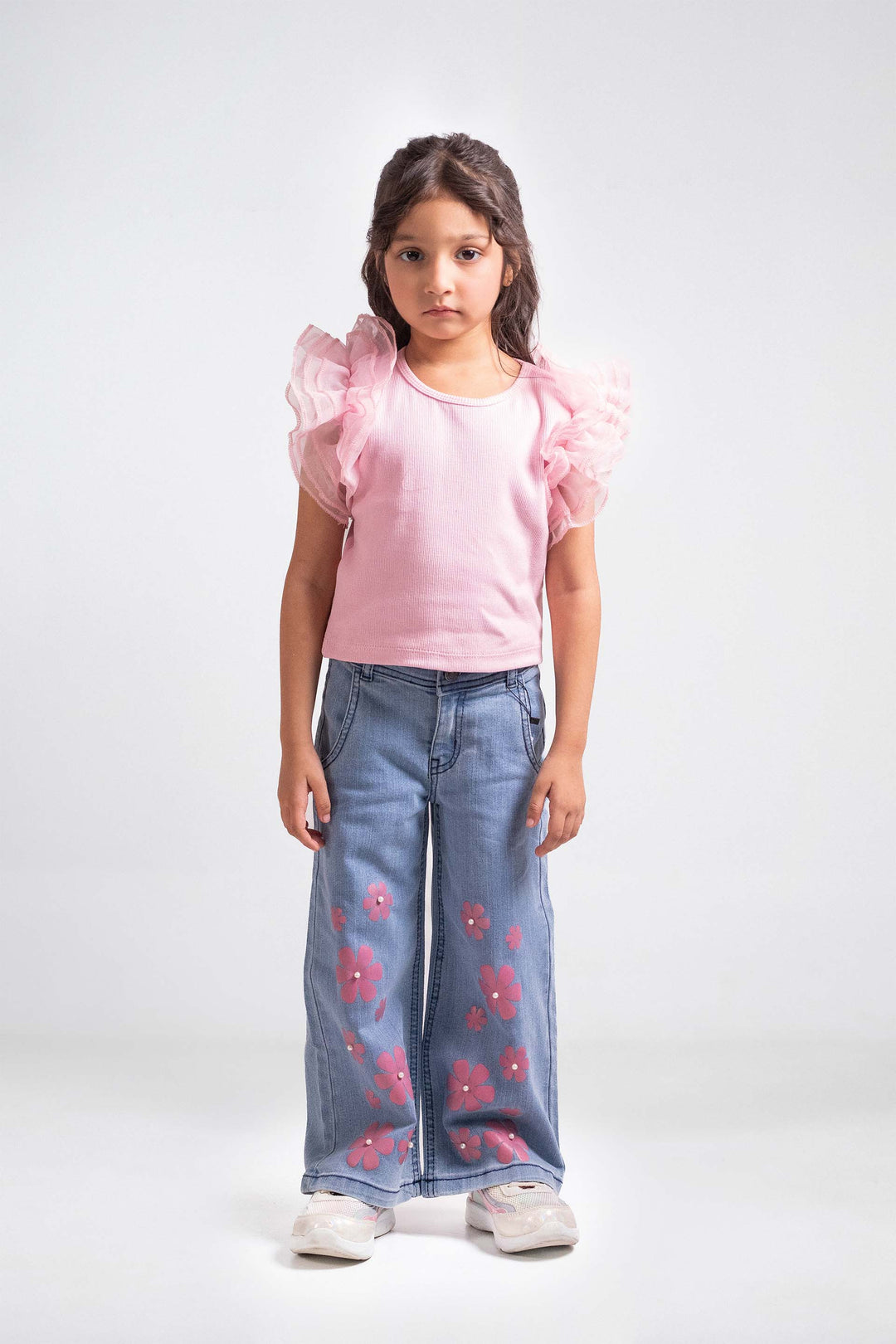Pearl Ruffled Top