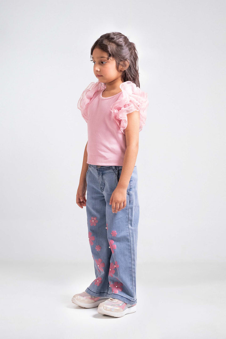 Pearl Ruffled Top