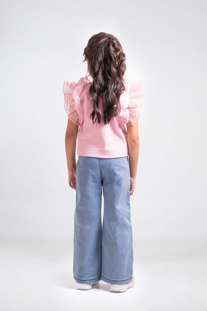 Pearl Ruffled Top