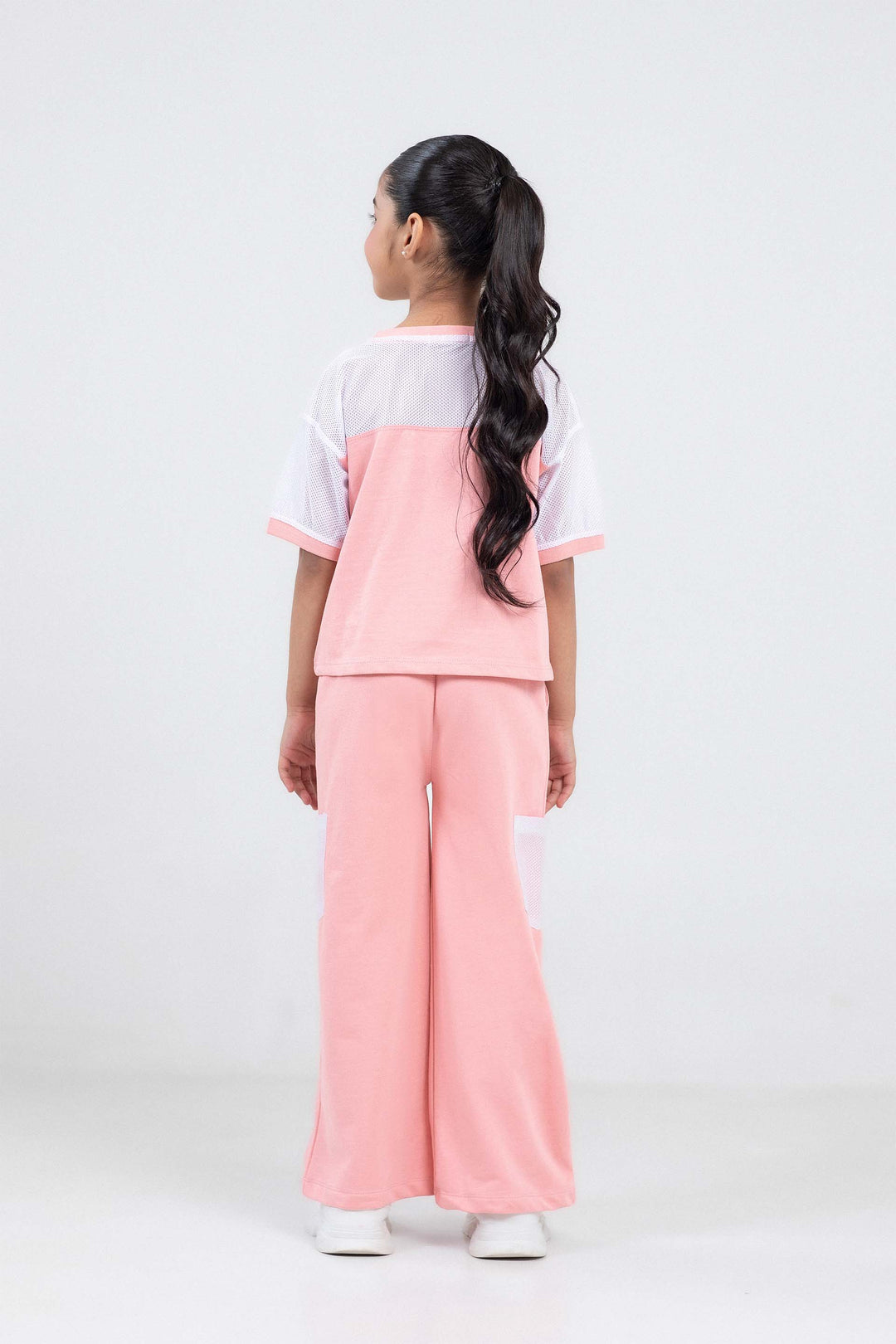 Cropped Mesh Tee