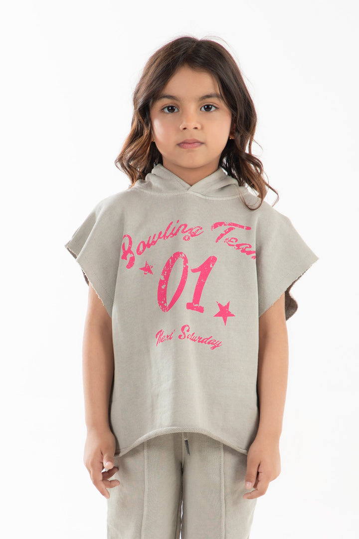 Washed Sleeveless Hoodie