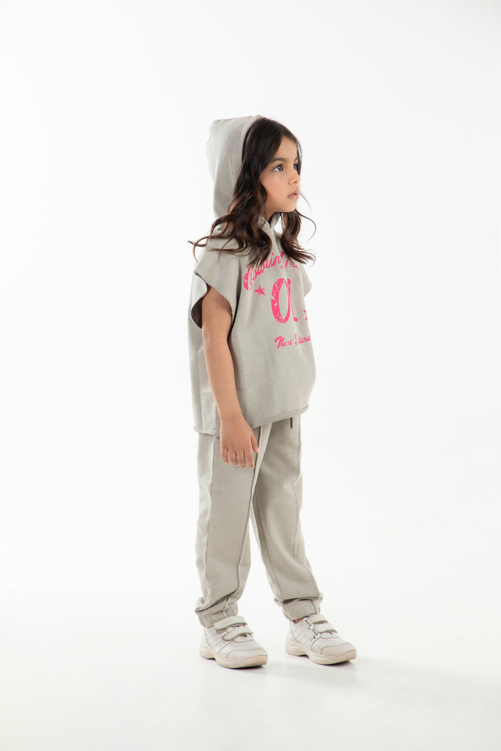 Washed Sleeveless Hoodie