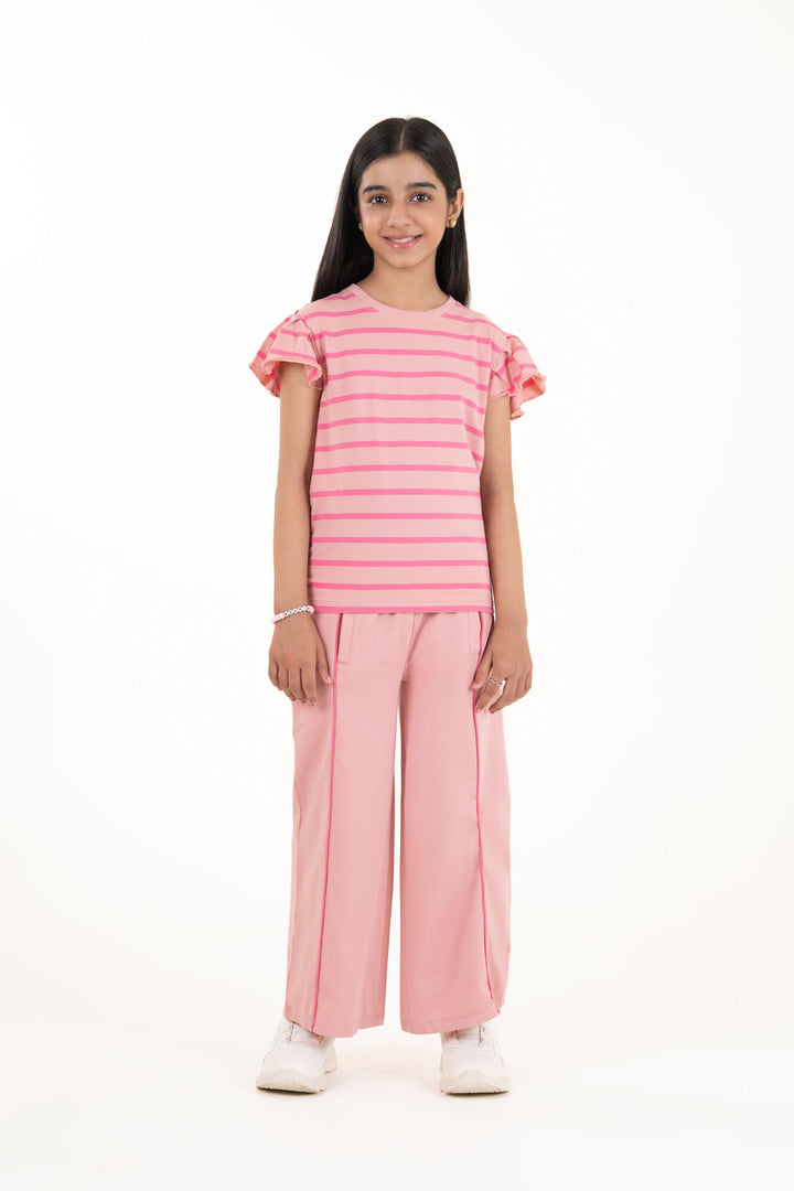 Ruffled Stripe Tee