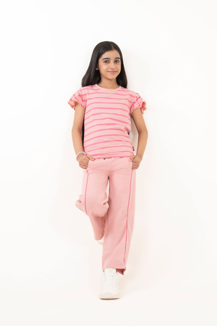 Ruffled Stripe Tee