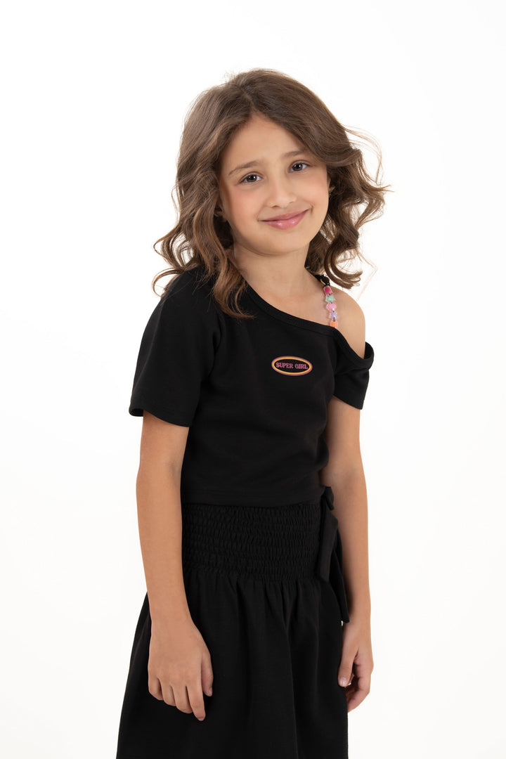 A-symmetrical Beaded Top