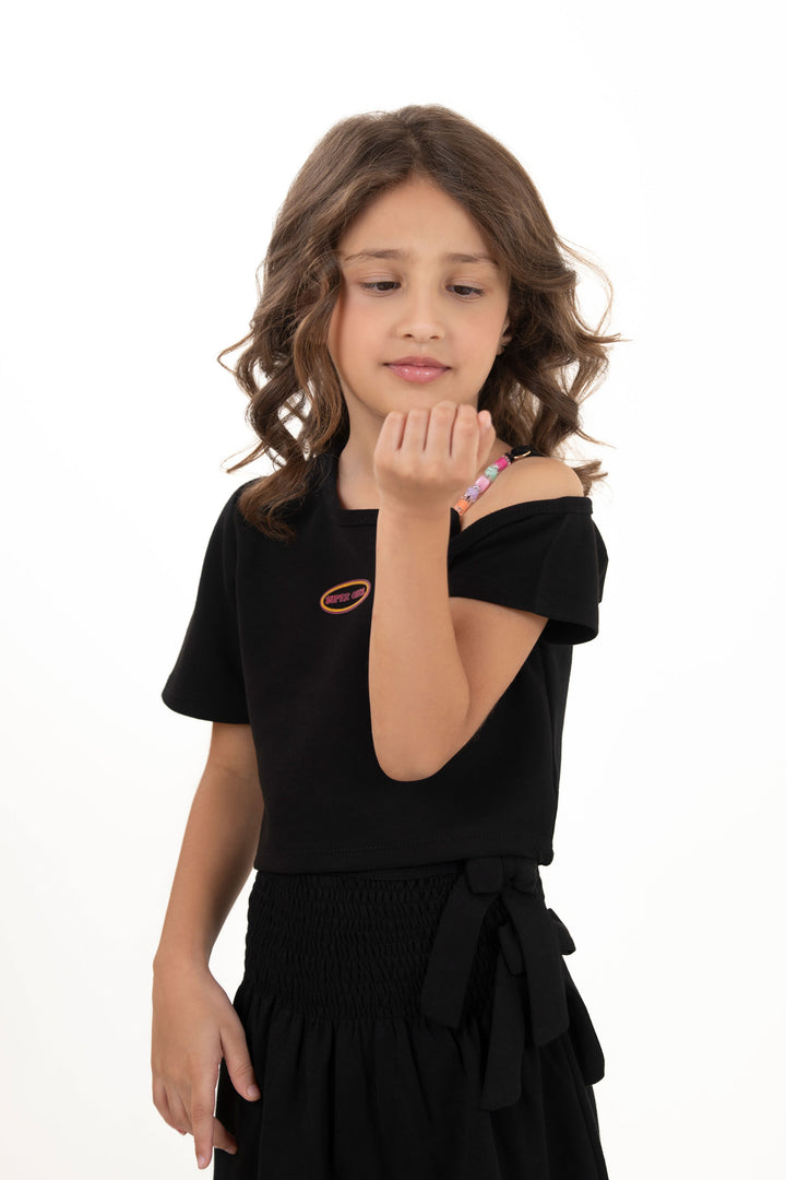 A-symmetrical Beaded Top