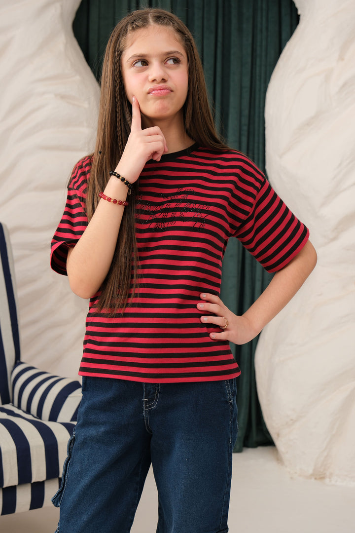 Embellished Baggy Tee