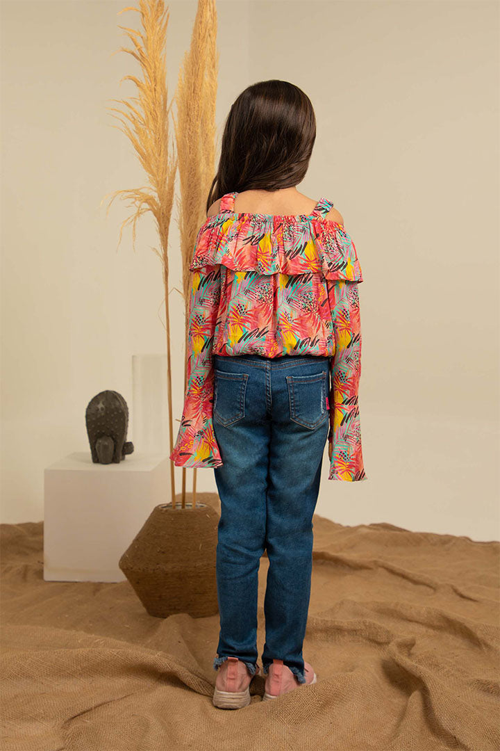 Ruffled Top Multi
