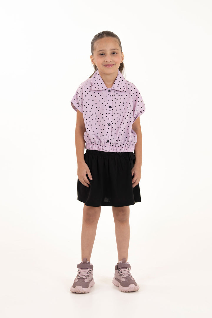 Cropped Buttoned Shirt