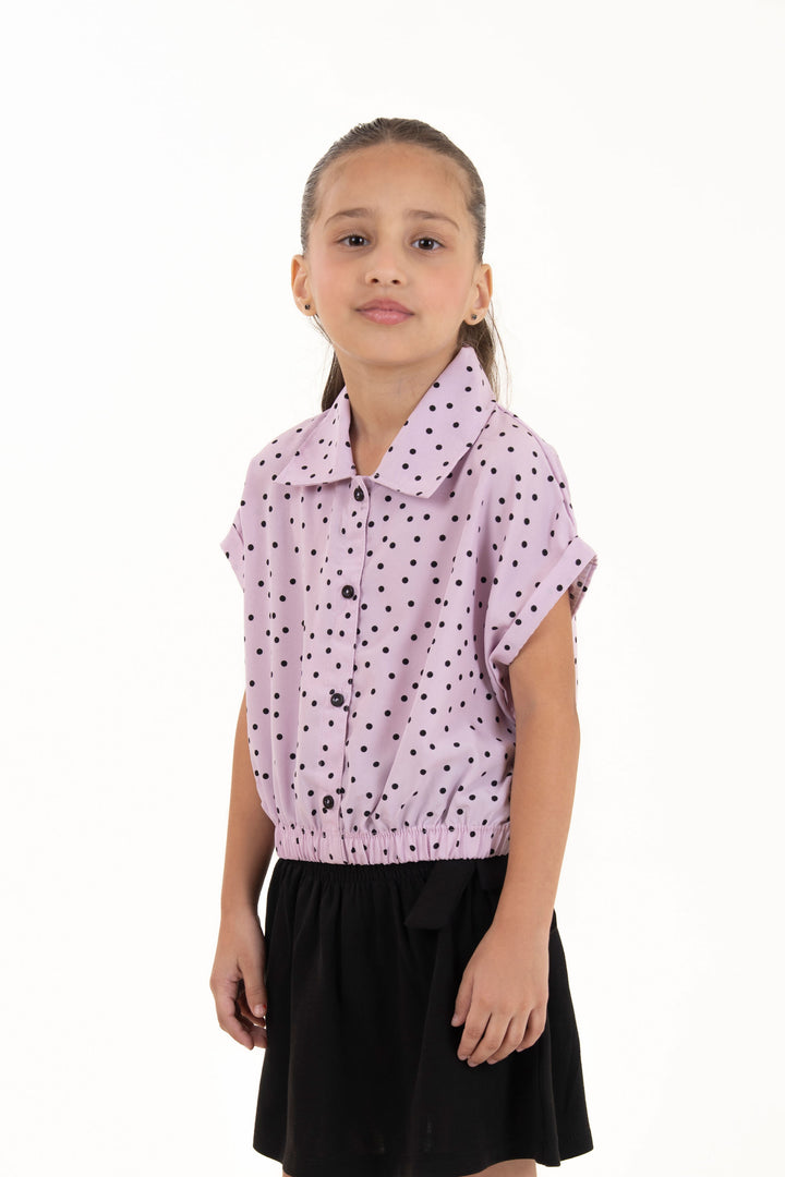 Cropped Buttoned Shirt