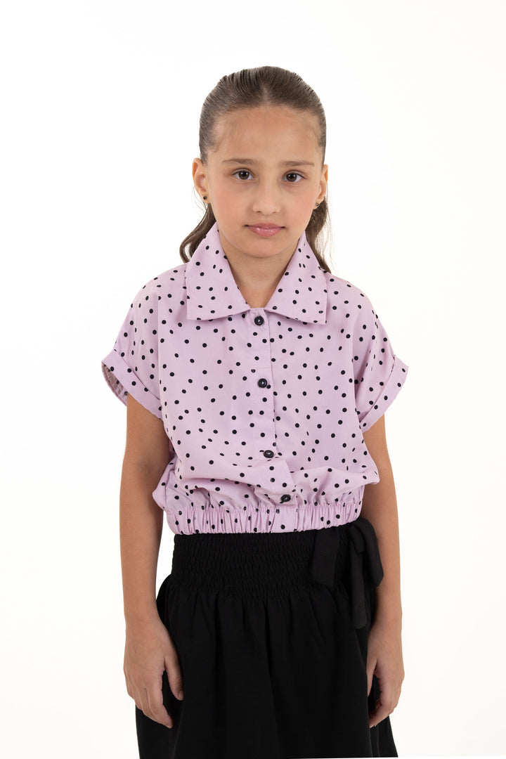 Cropped Buttoned Shirt