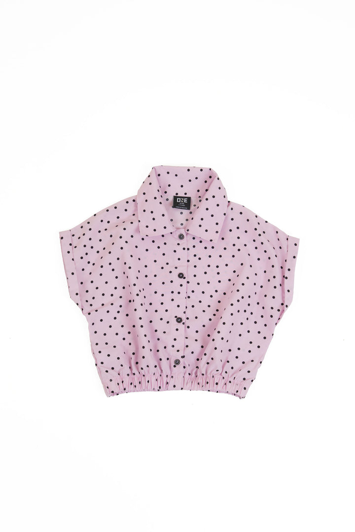 Cropped Buttoned Shirt