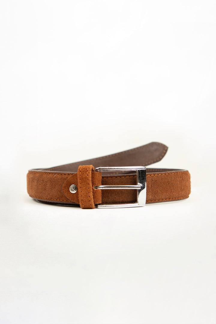 Suede Belt Light Brown