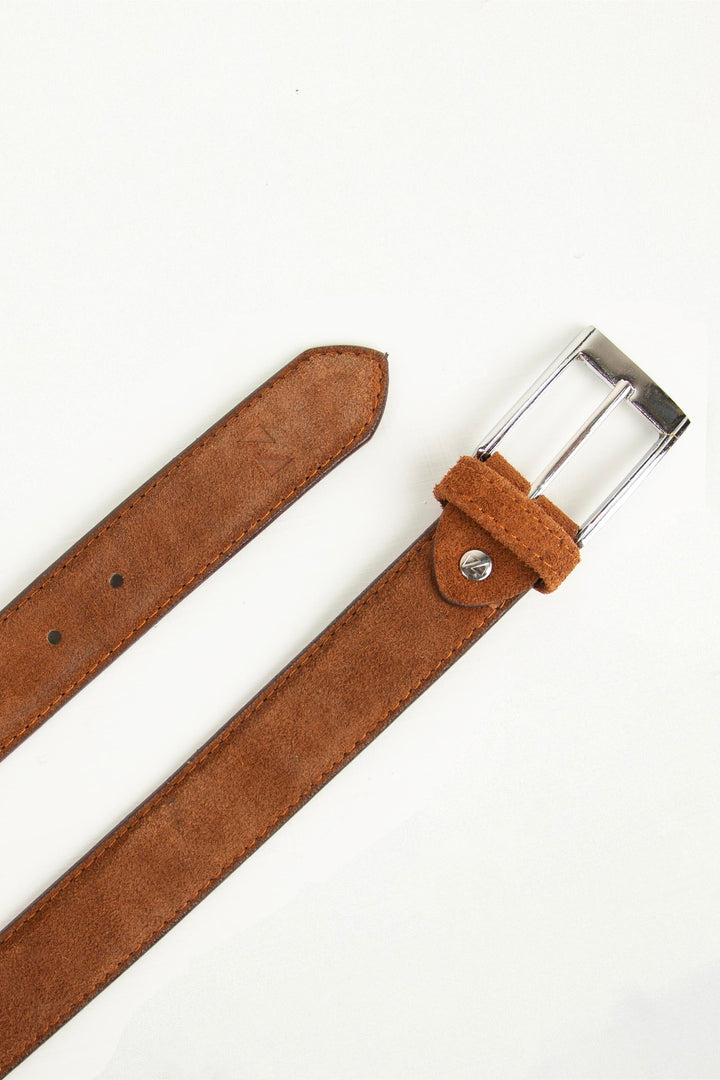 Suede Belt Light Brown