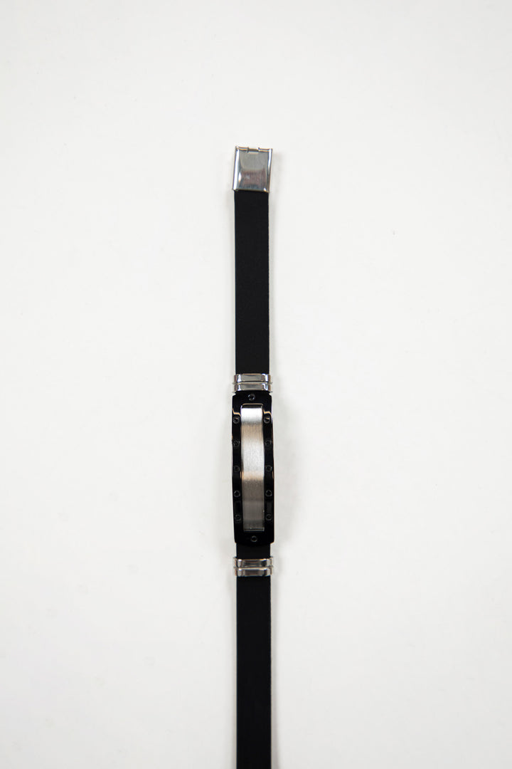 Metal Leather Bracelet